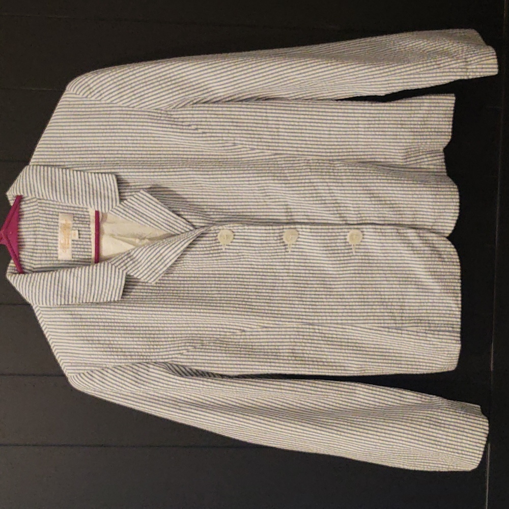 Brooks Brothers Seersucker Blazer Size 10